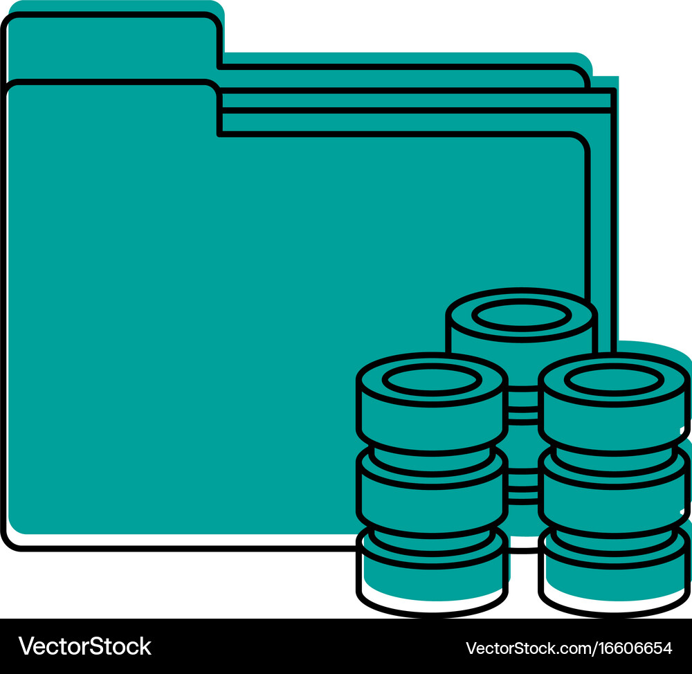 File folder icon image Royalty Free Vector Image