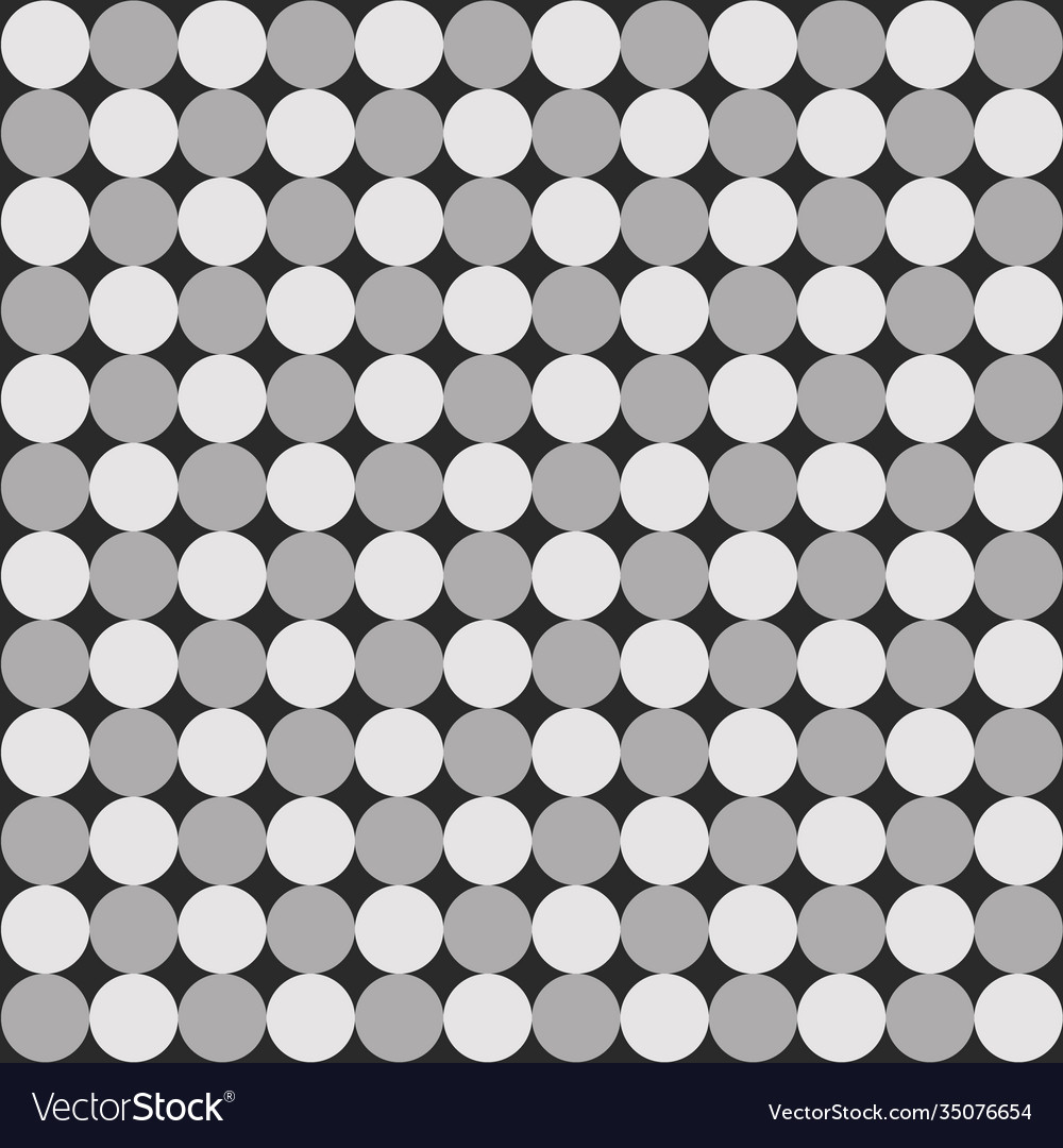 Monochrome circle seamless pattern