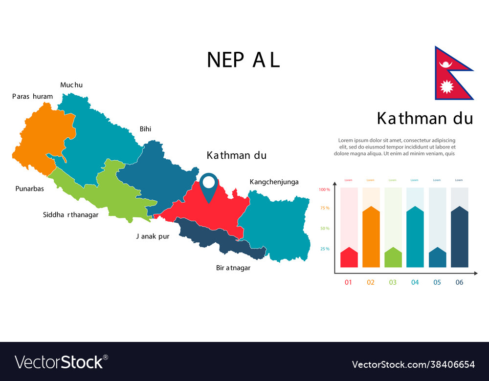 Nepal map image a global in form
