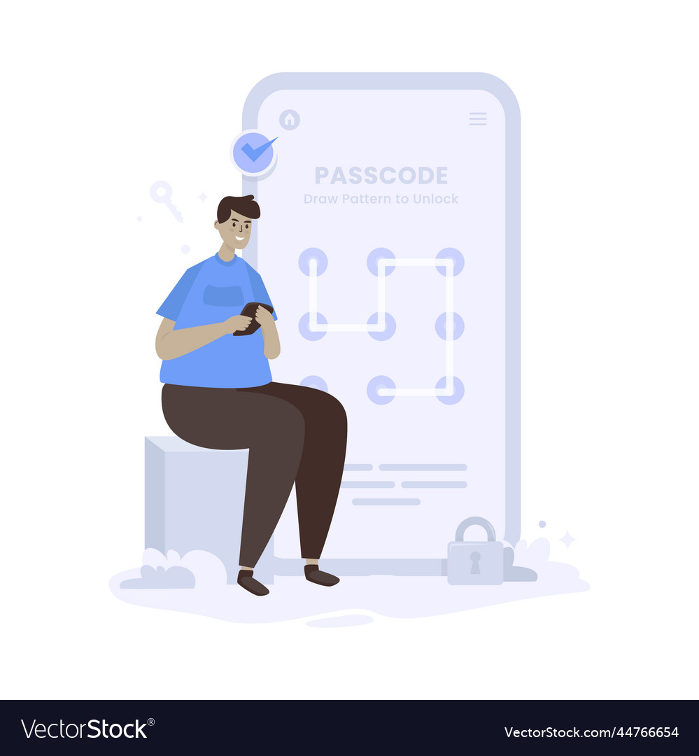 Pattern unlock access security permission