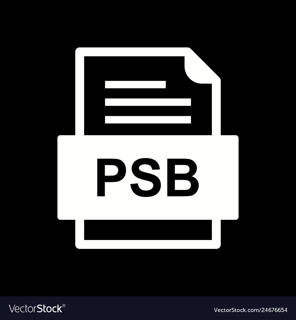Psb file document icon