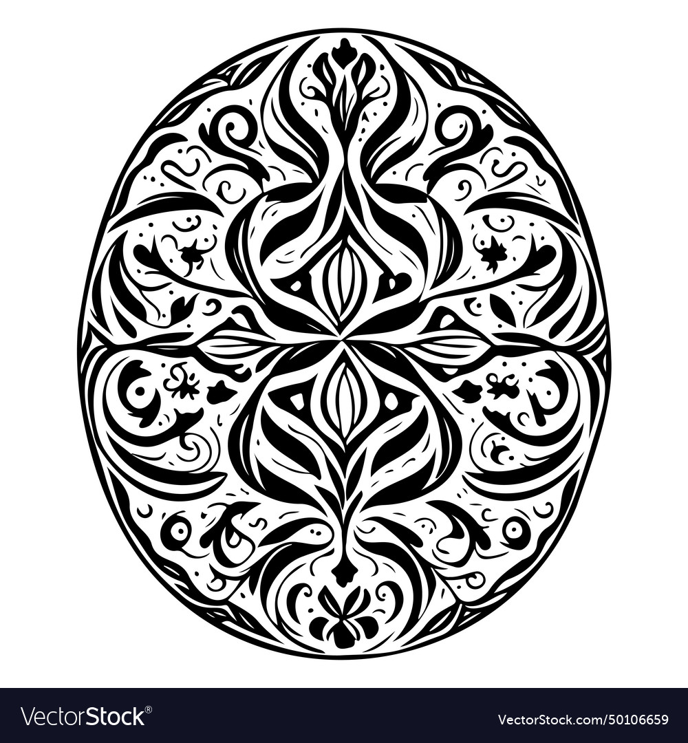 Batik pattern ornament design element