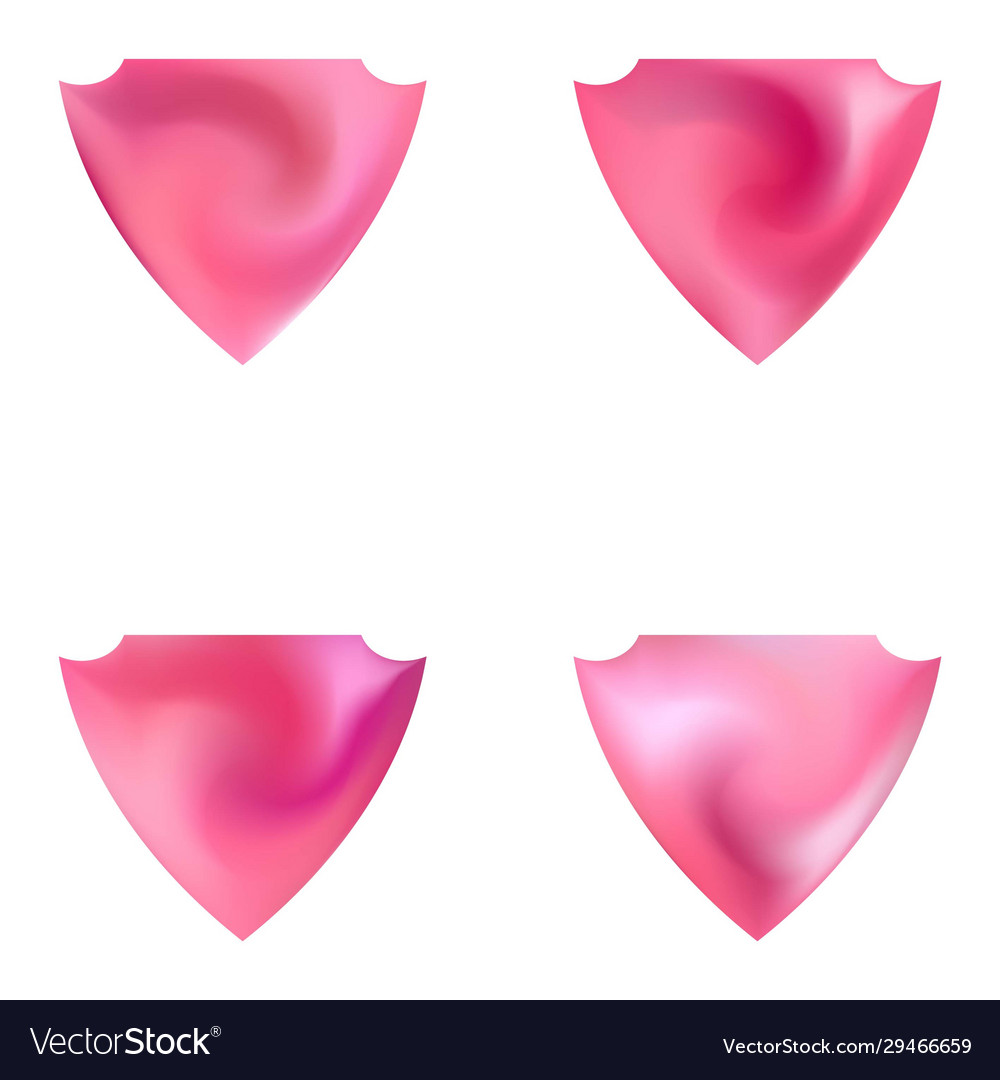 Gradient background in form a shape vector image Gradient background in form a shape