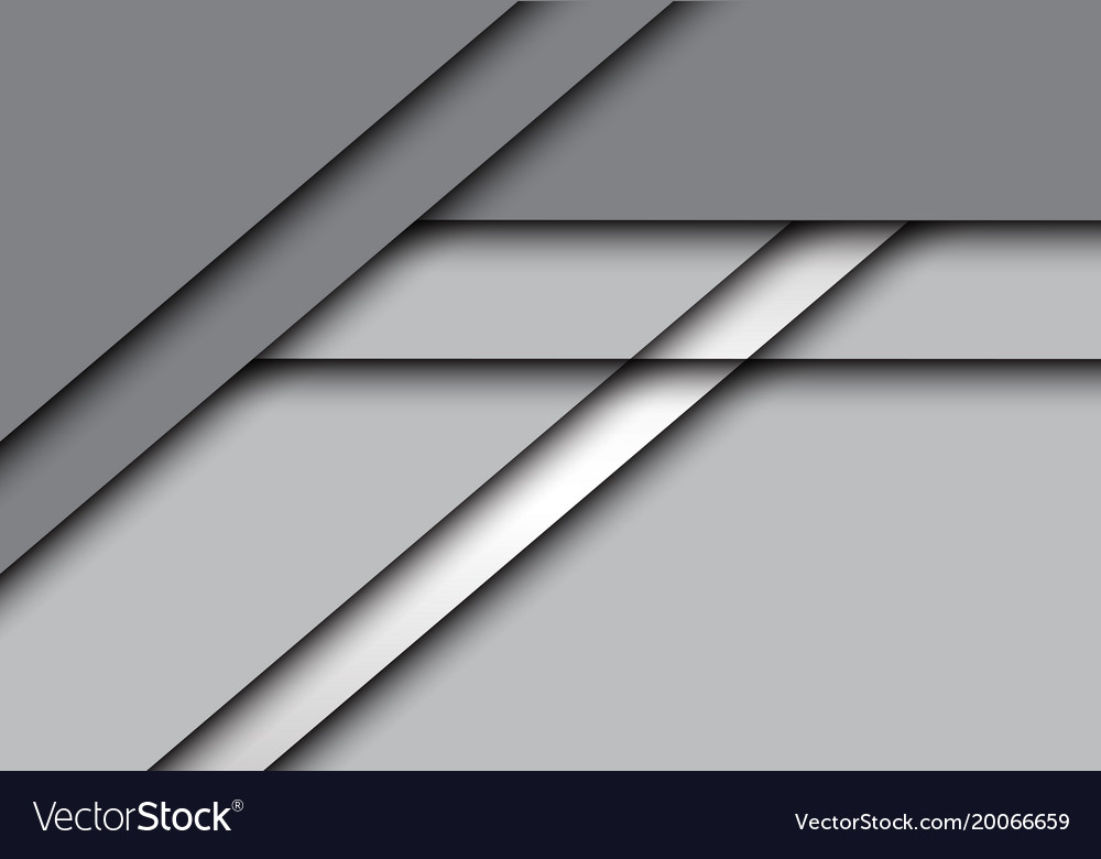 Modern Gray Overlap Abstract