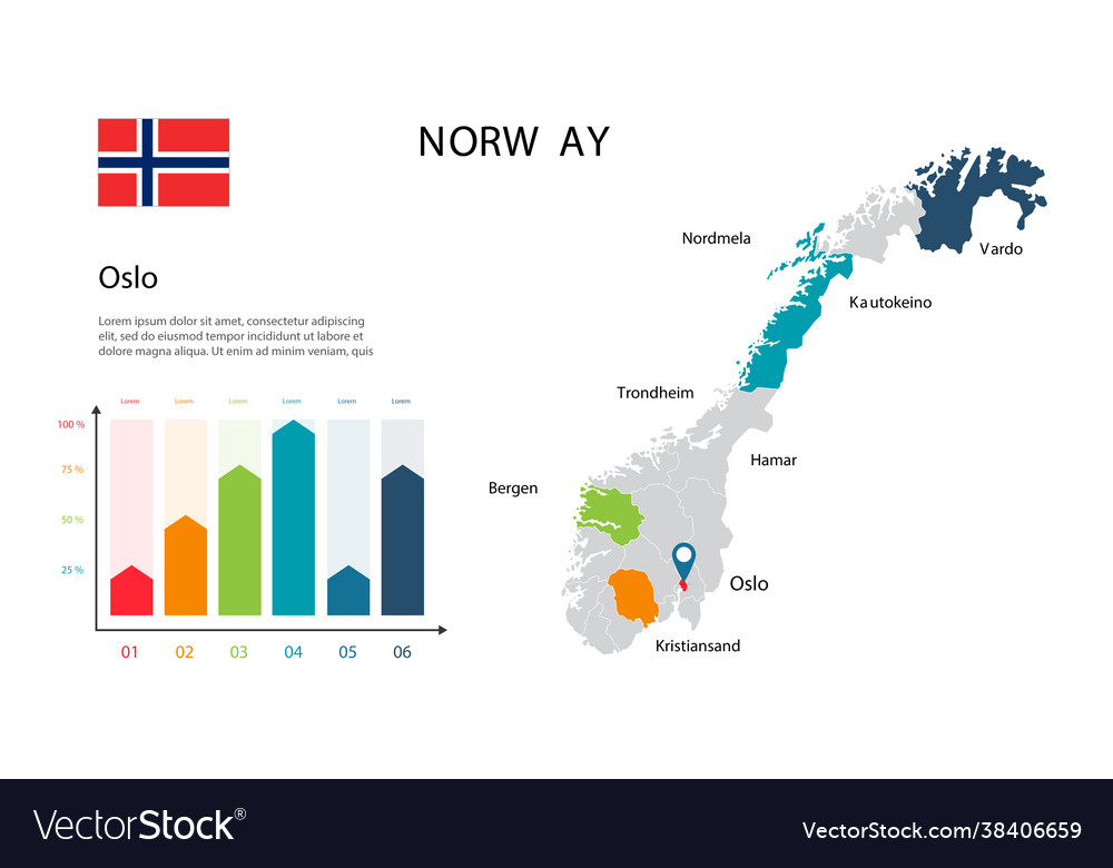 Norway map image a global in form