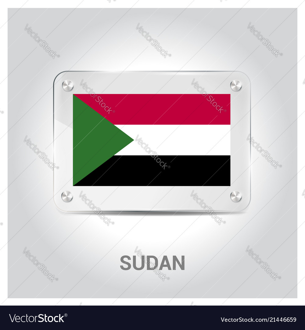 Sudan flag design Royalty Free Vector Image - VectorStock