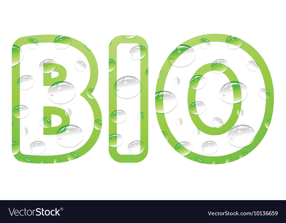 Text with bubbles