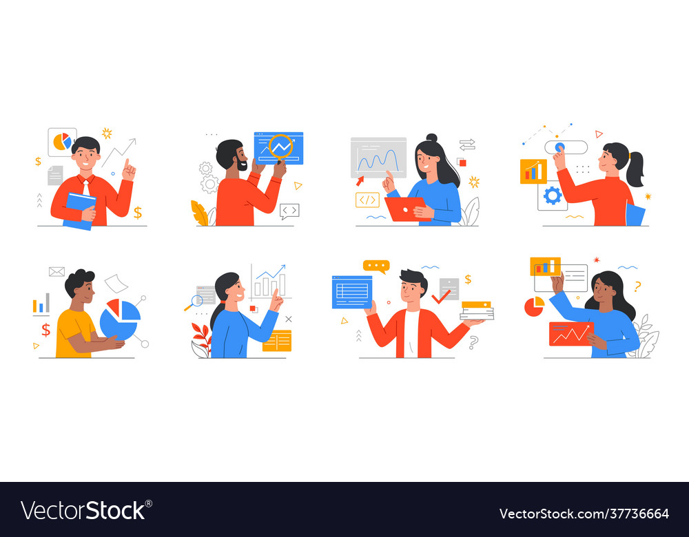 Design template with business people