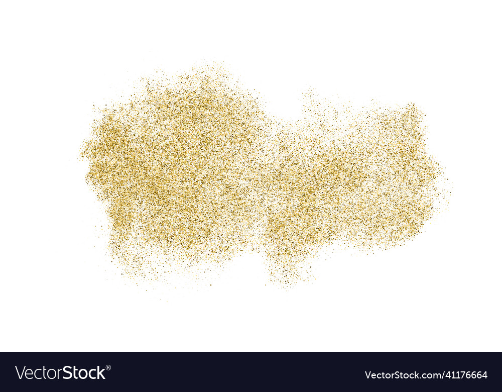 Gold glitter texture Royalty Free Vector Image