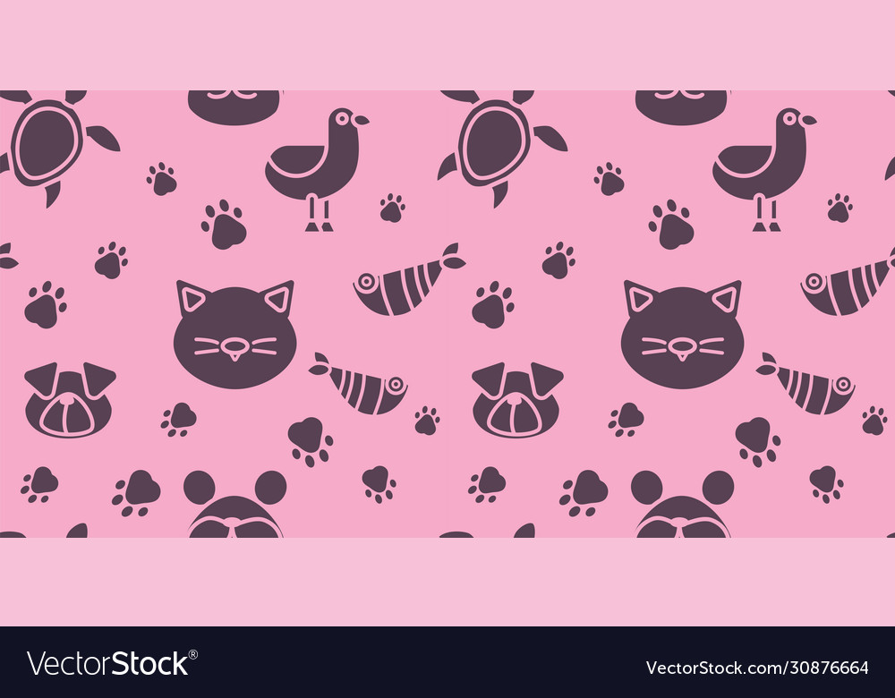 Pet silhouettes pattern