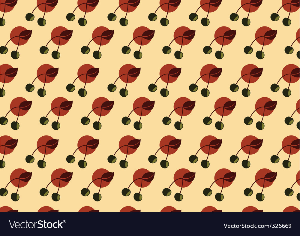 Abstract cherry pattern
