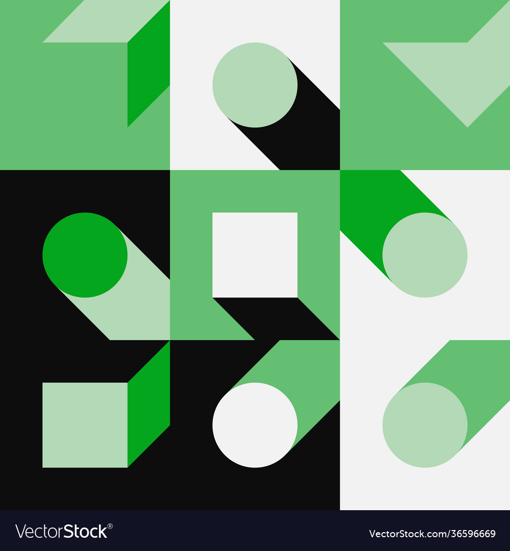 Abstract square pattern design vector image Abstract square pattern design