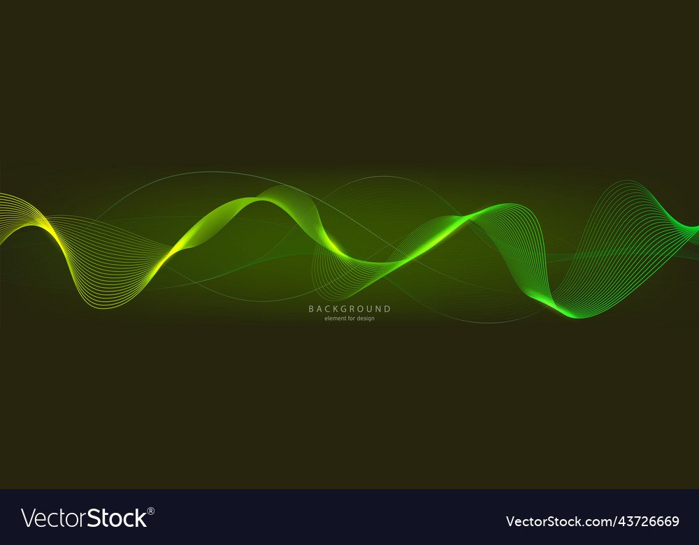 Abstract wave background element for design vector image Abstract wave background element for design