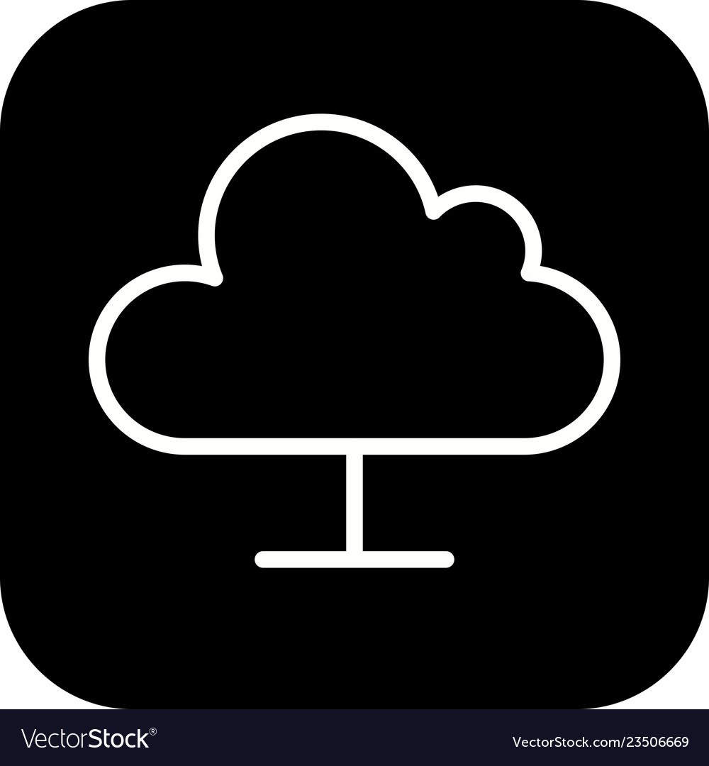 Cloud computing icon