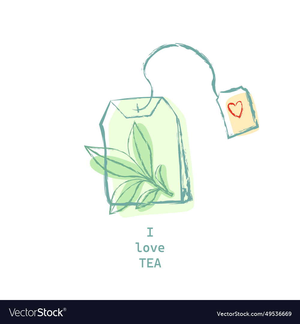 Tea bag i love