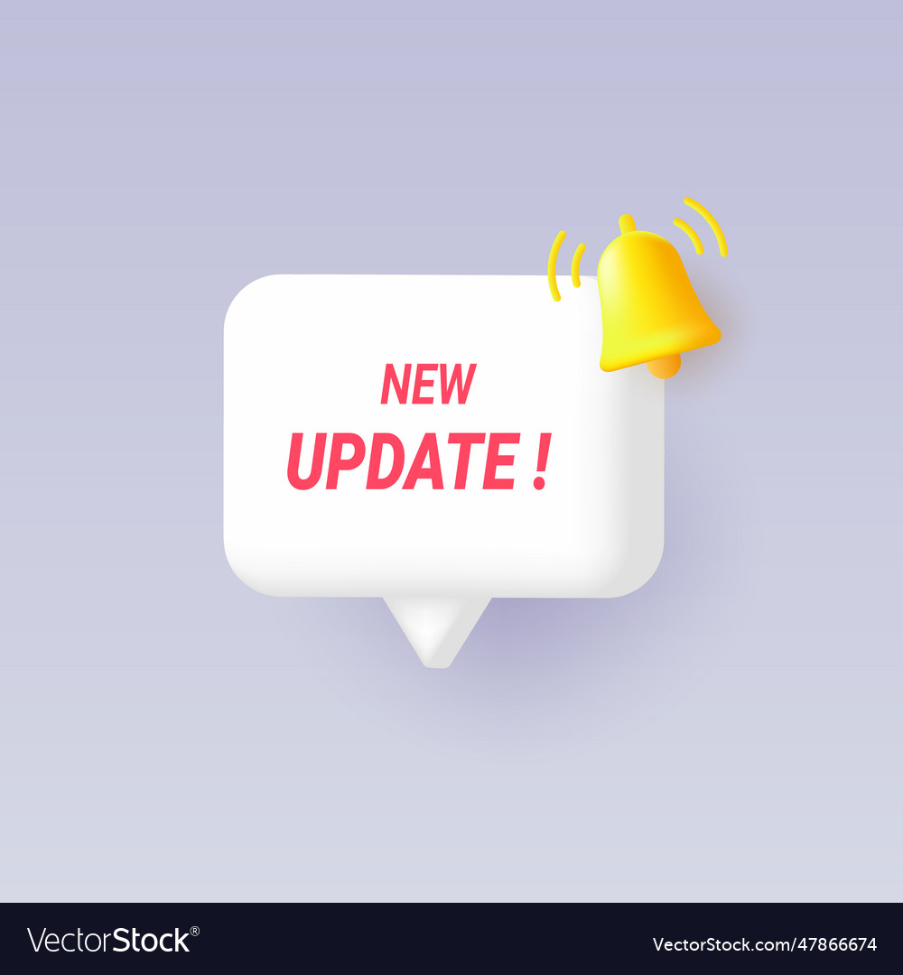 3d icon of a speech bubble with message about vector image 3d icon of a speech bubble with message about