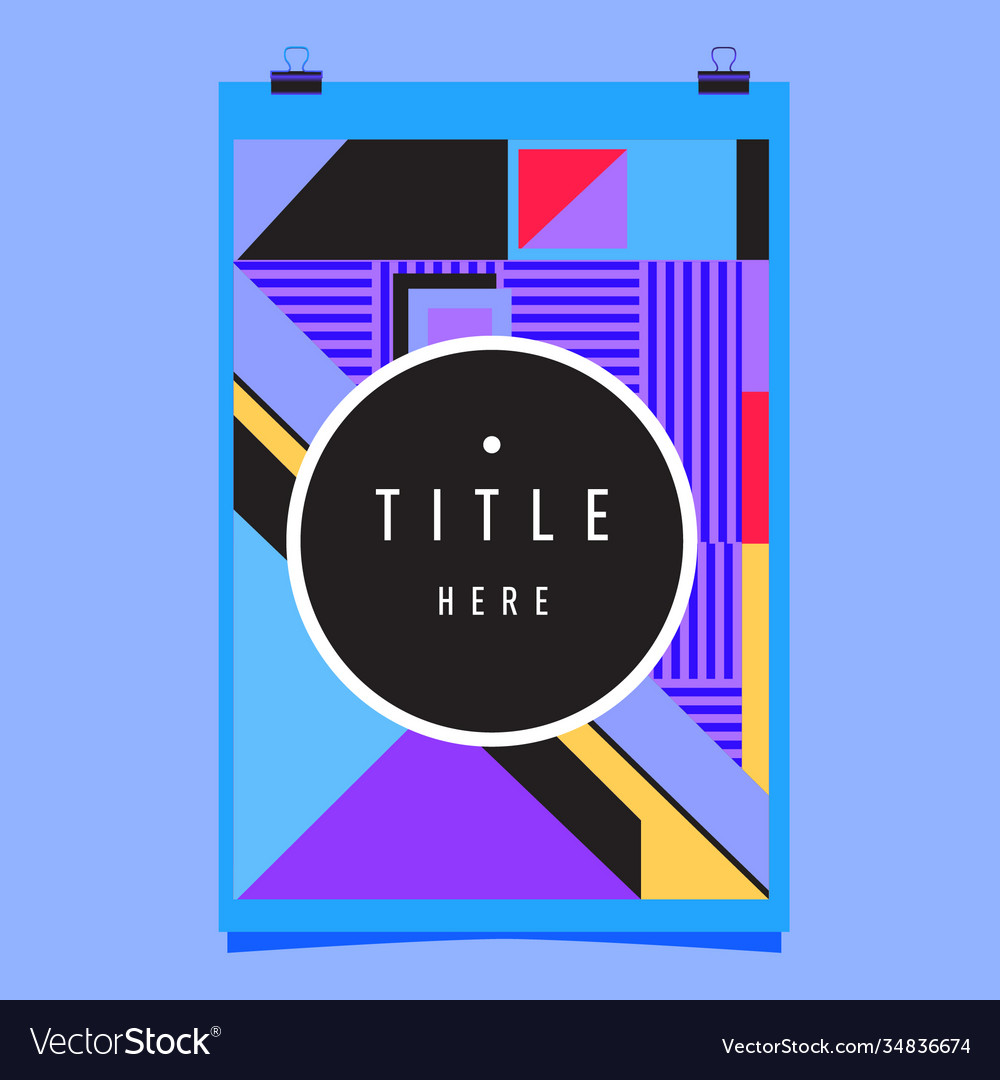 Abstract colorful geometric pattern background