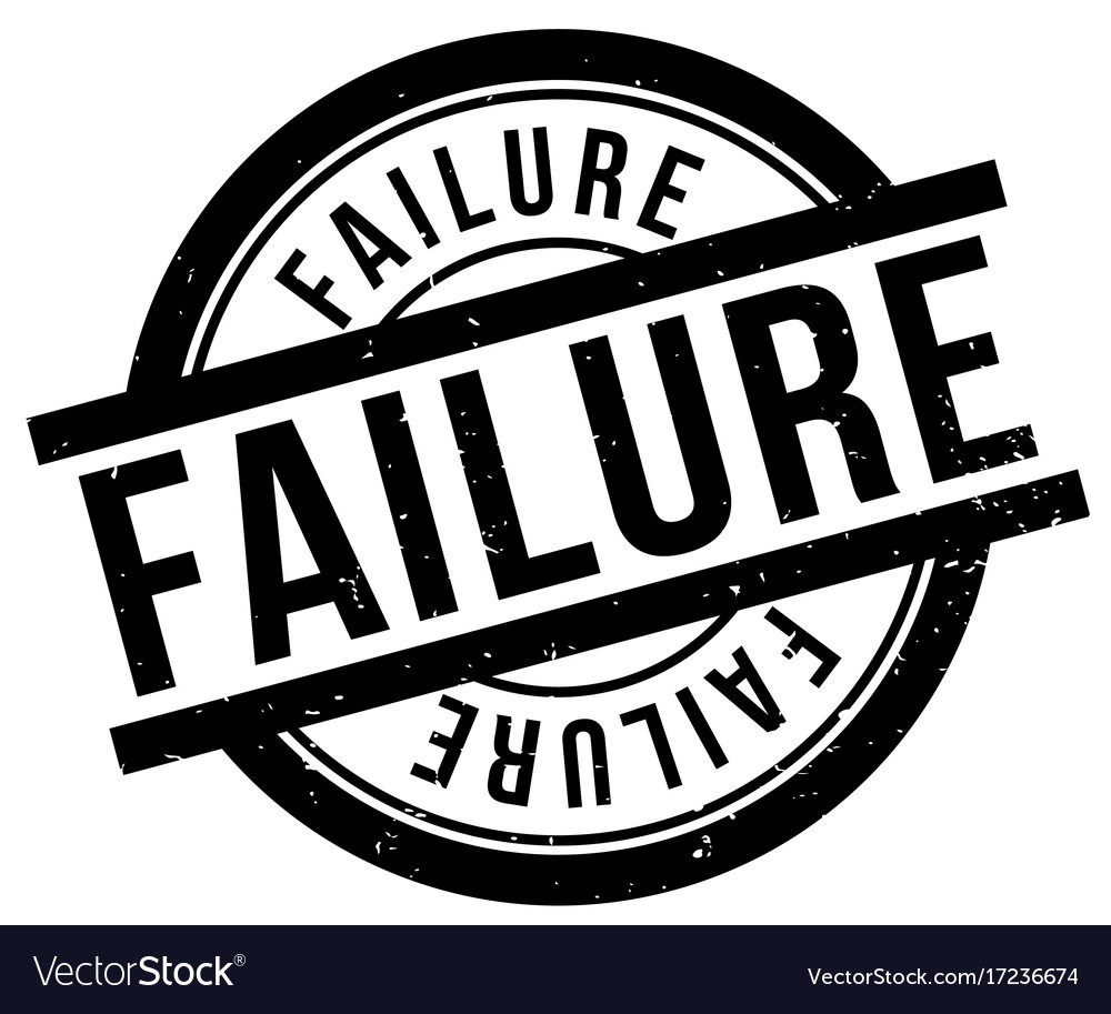 Failure rubber stamp Royalty Free Vector Image