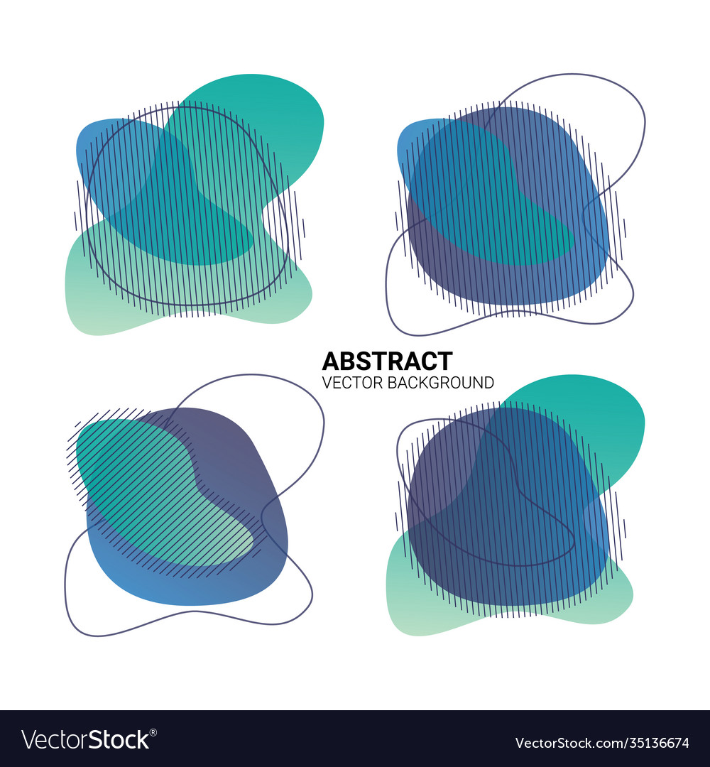 Fluid Color Gradient Shapes