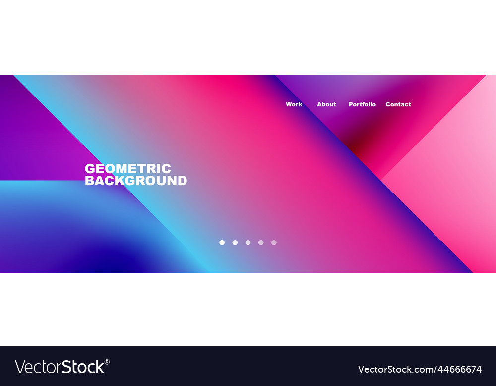 Geometric abstract background line with fluid Vector Image