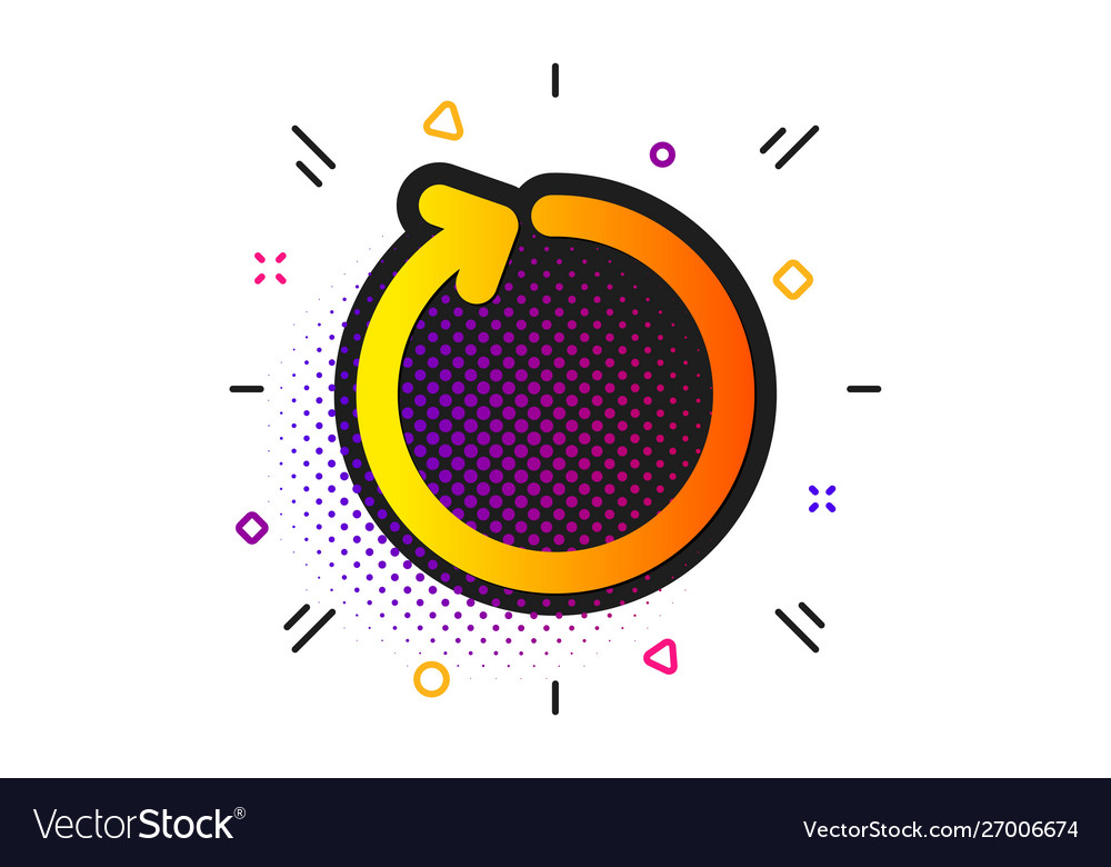 Loop arrow icon refresh arrowhead