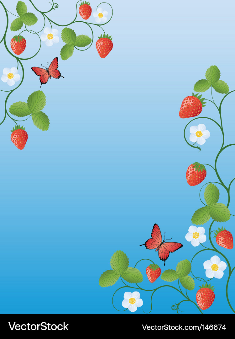Strawberry Royalty Free Vector Image - VectorStock