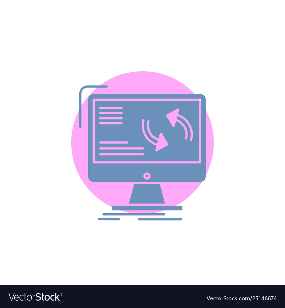 Synchronisieren von Informationsdaten-Computern vector image Synchronisieren von Informationsdaten-Computern