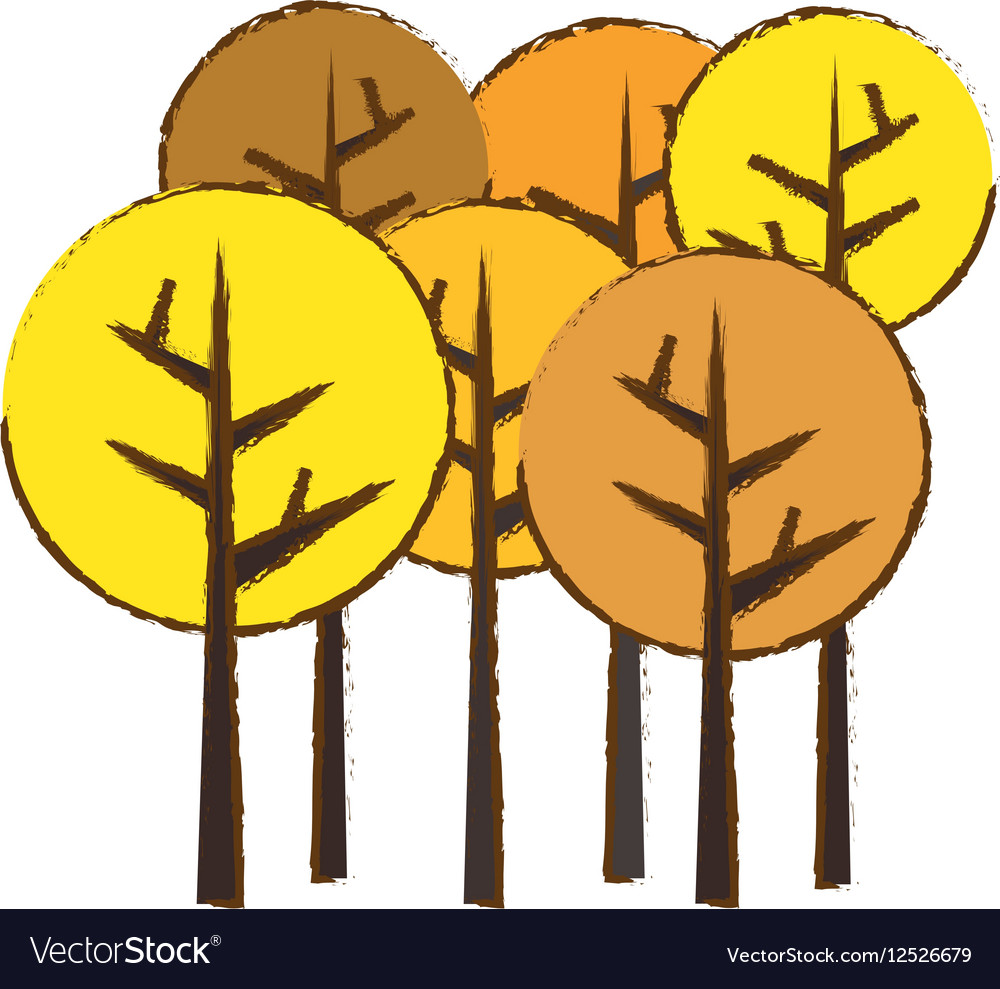 Abstract tree icon image