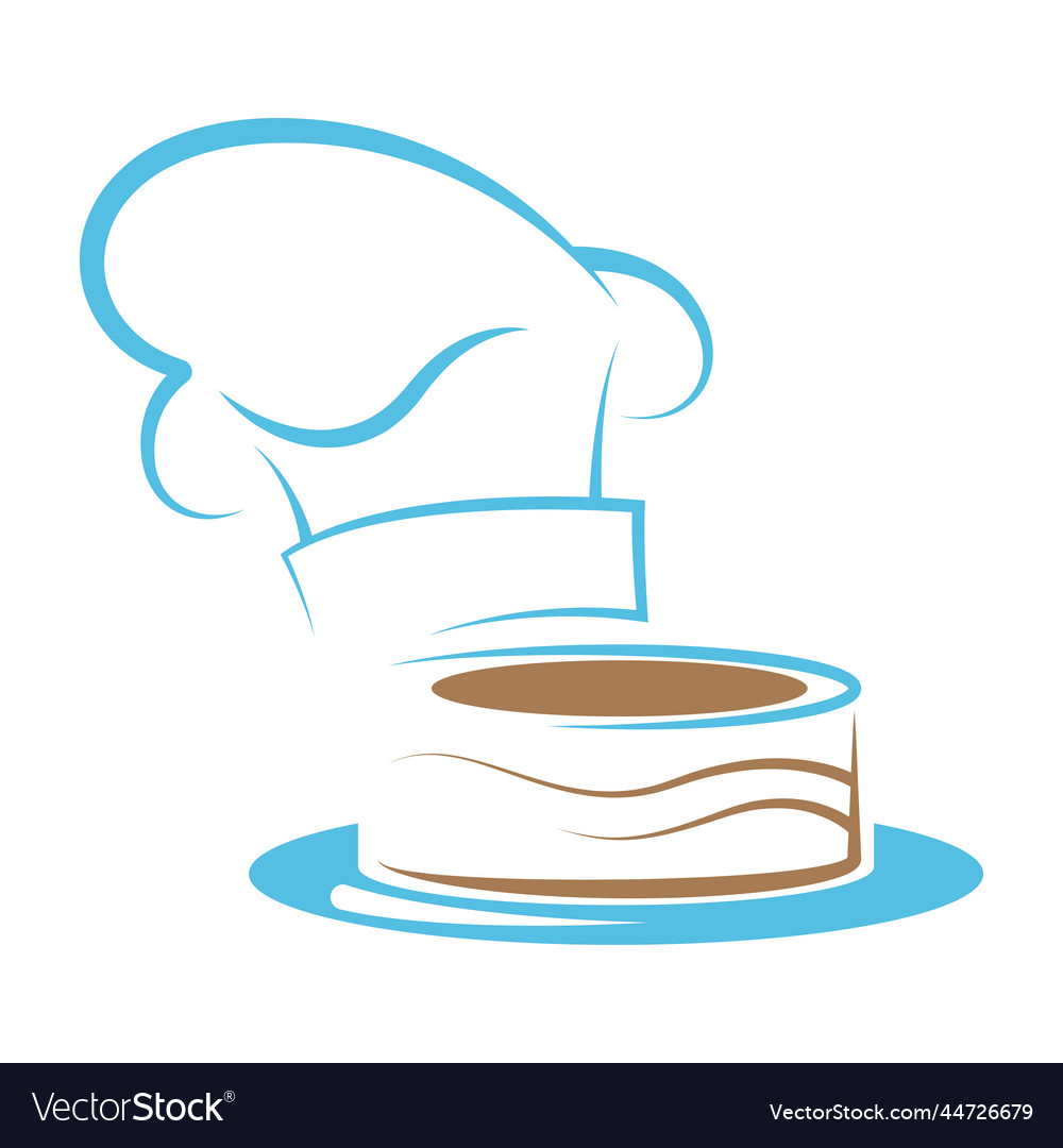 Cake icon logo design