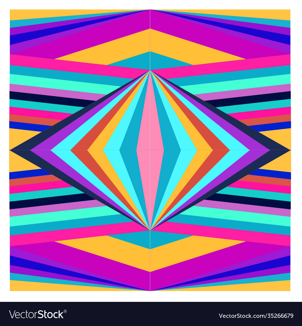 Colorful geometric and curve background pattern