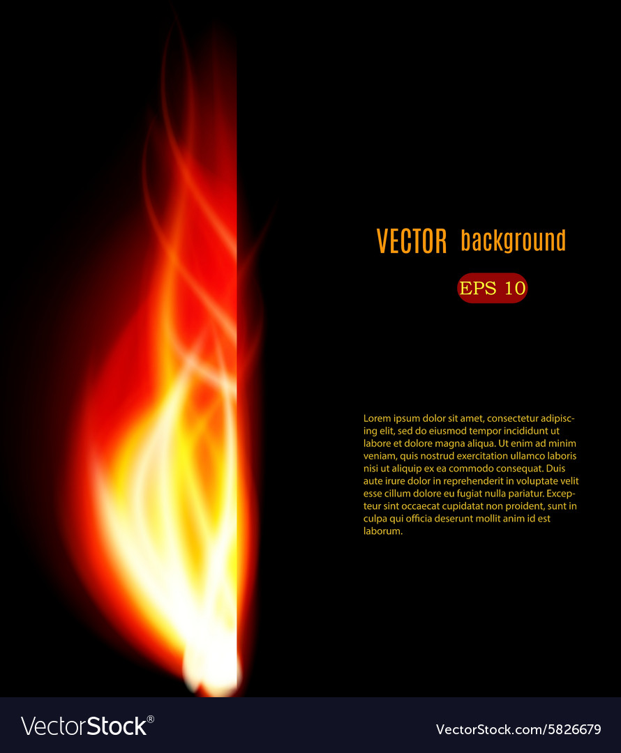 Fiery Flame Background