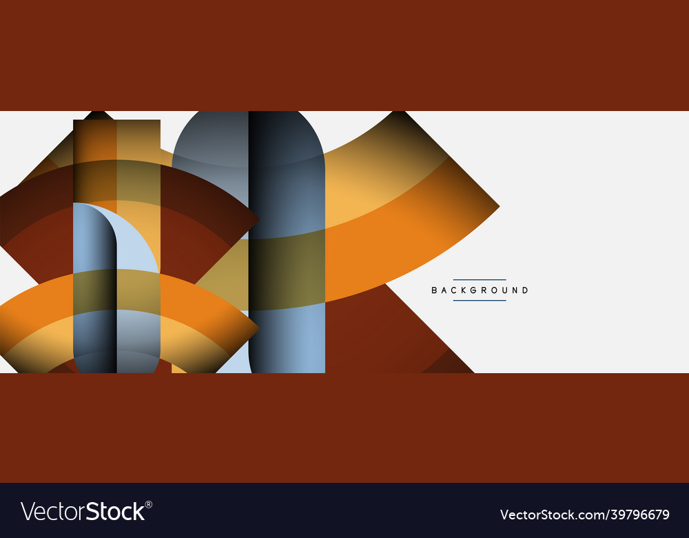 Geometric abstract background round shapes