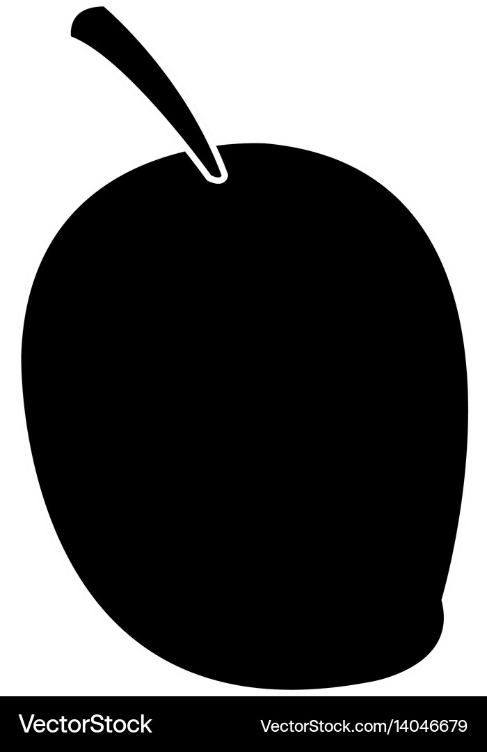 Mango fruit icon image Royalty Free Vector Image