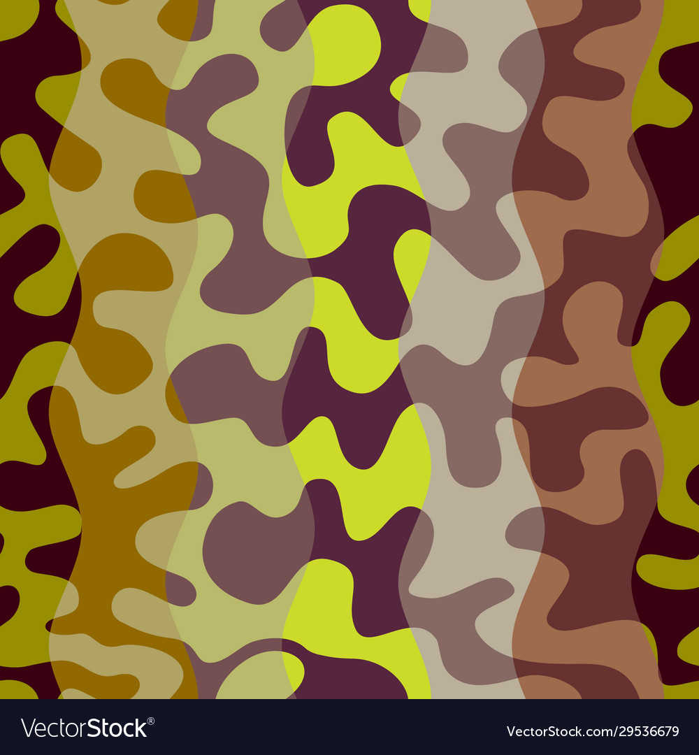 Patchwork textile pattern in military style