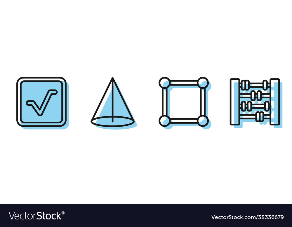Set line chalkboard with diagram open book graph