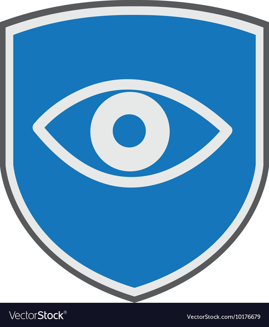 Shield security system isolated icon