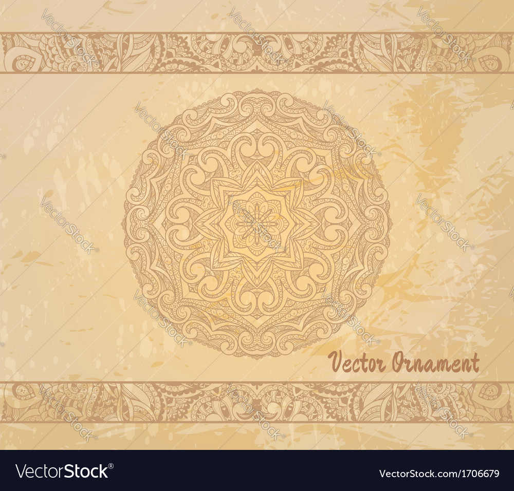 Thnic vintage ornament background