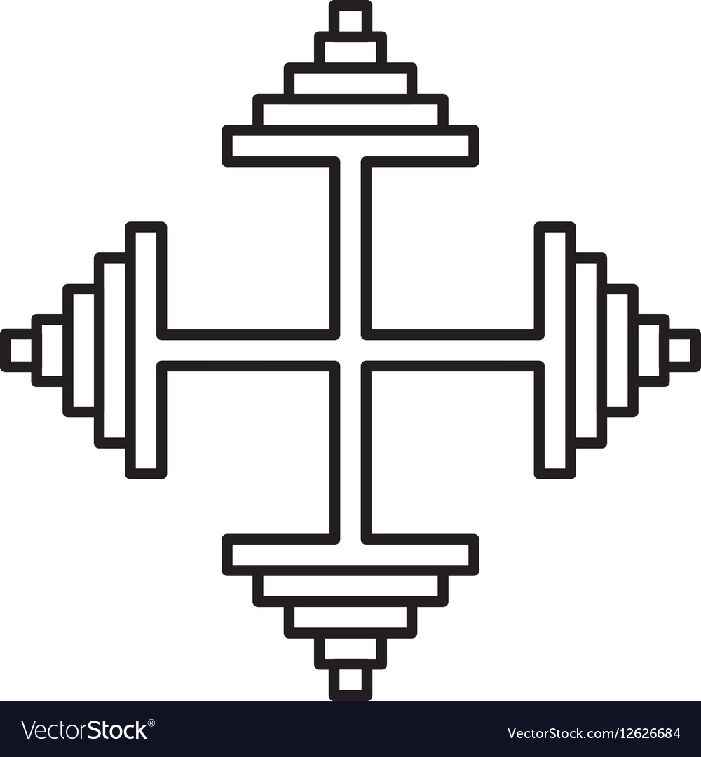 Arrow pointer isolated icon