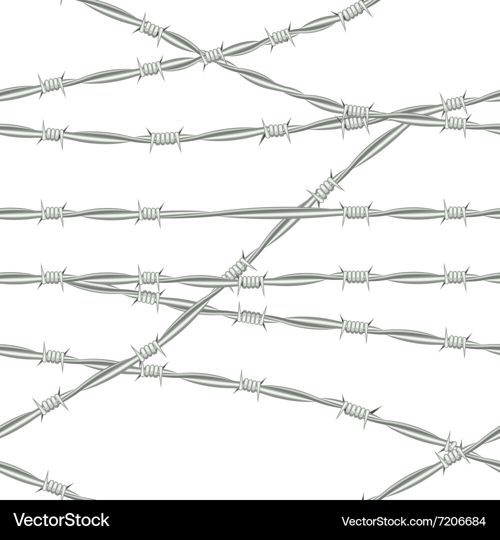 Barbed Wire Background Royalty Free Vector Image