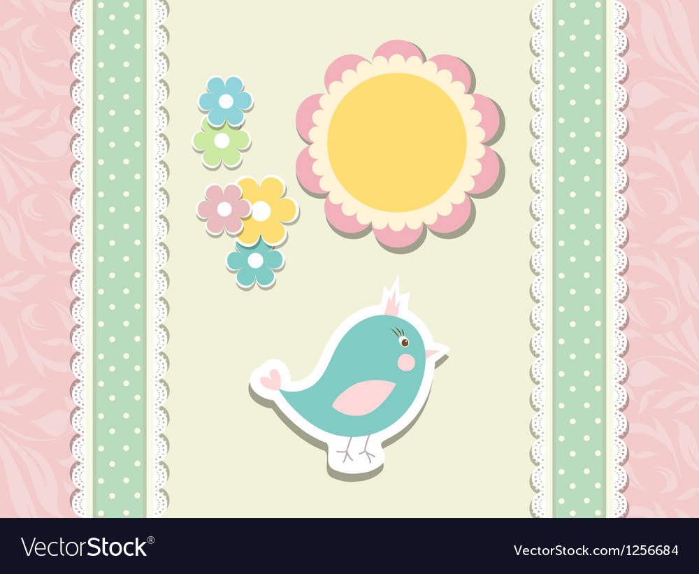 Cute Bird Frame Decoration