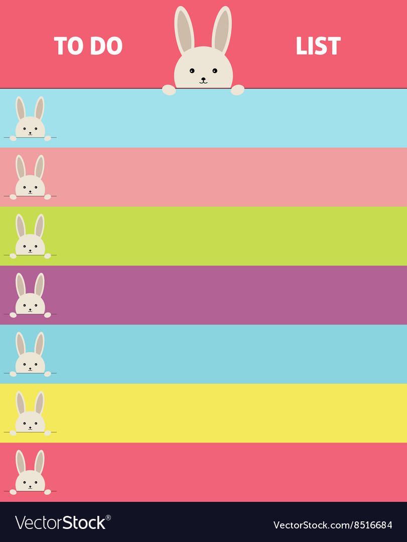 Design notebook format banner with bunnies