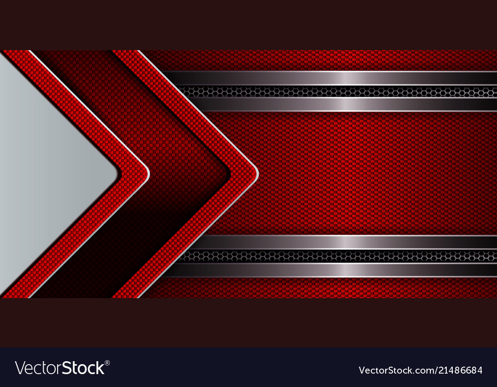 Geometric texture red design with arrow and frame