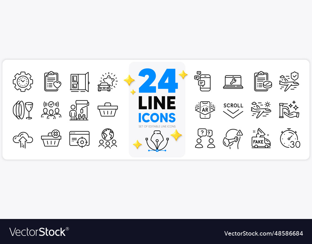 Icons set of washing hands communication