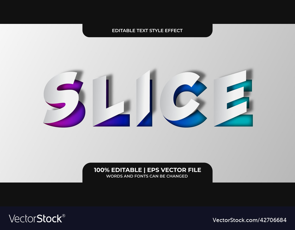 Modern Slice Text Effect
