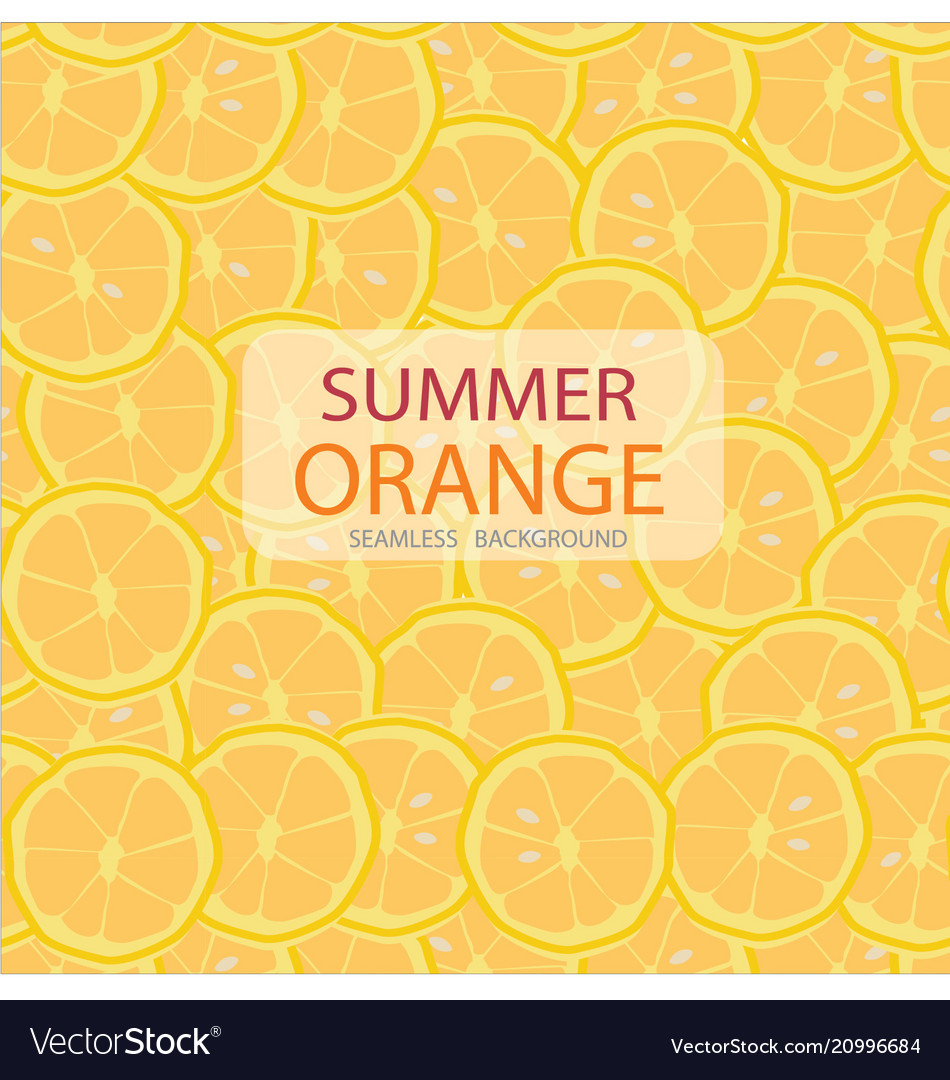 Orange Slice Pattern - Seamless