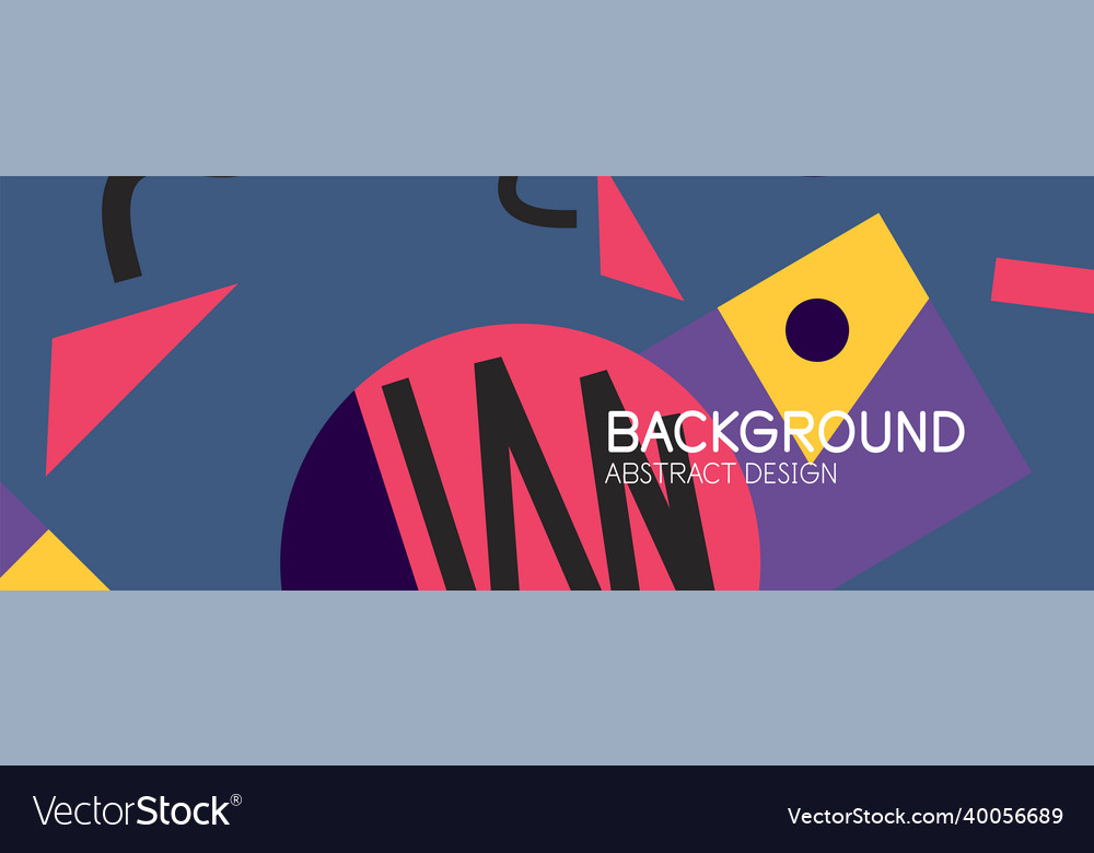 Abstract background blocks lines triangles vector image Abstract background blocks lines triangles