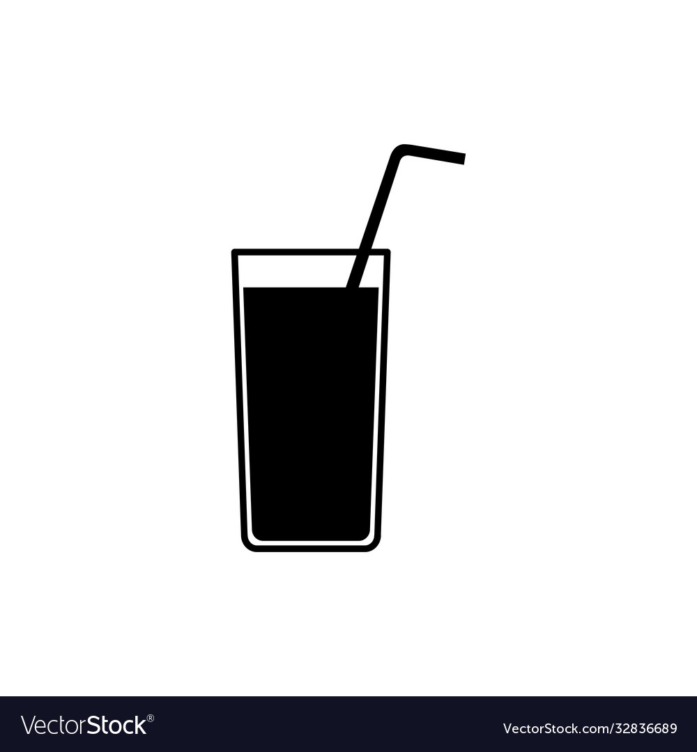 Cocktail Drink Glass Icon Royalty Free Vector Image