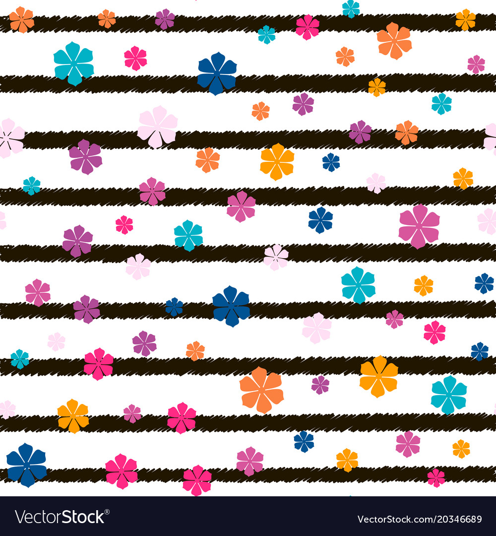 Colorful Floral Seamless Pattern