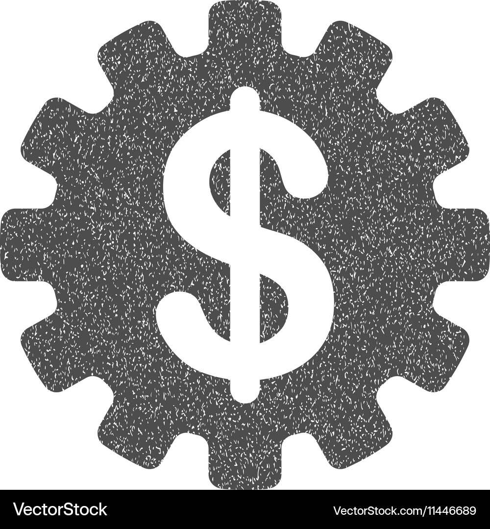 Development Cost Grainy Texture Icon Royalty Free Vector