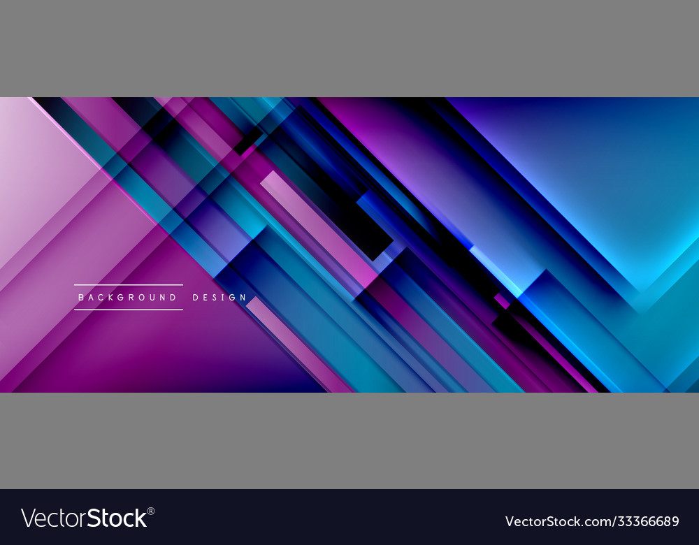 Dynamic lines on fluid color gradient trendy vector image Dynamic lines on fluid color gradient trendy